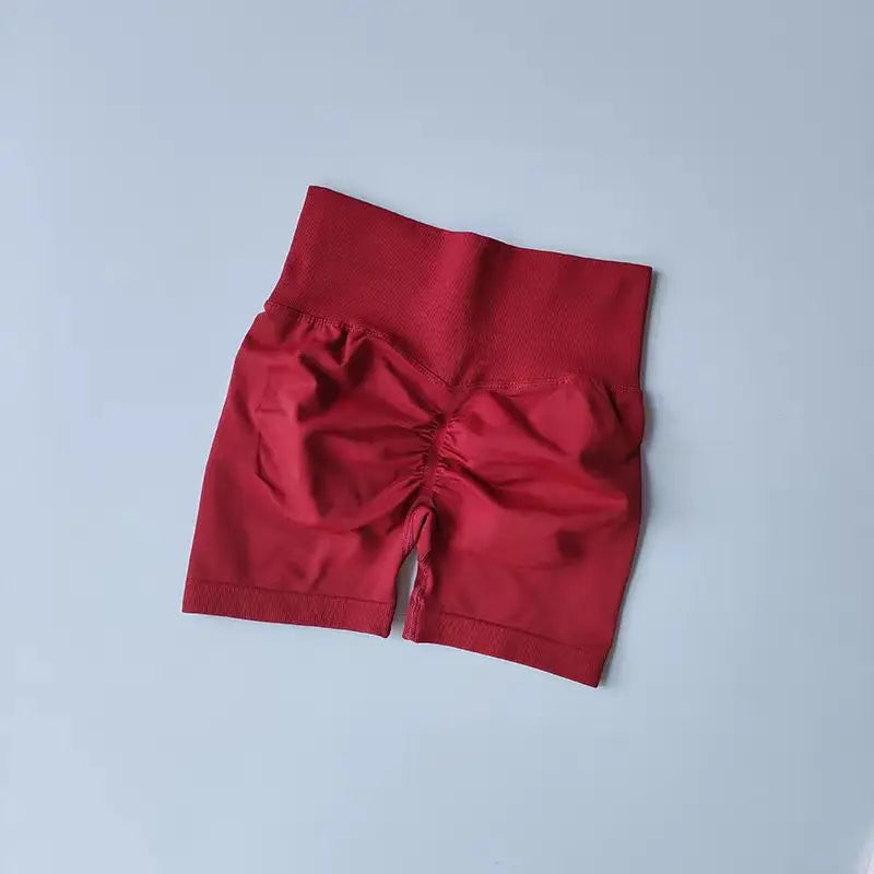 Women's High-Waist Yoga Shorts – Breathable Workout & Running Shorts