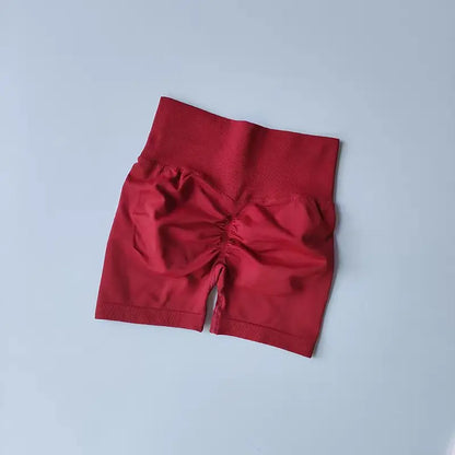Women's High-Waist Yoga Shorts – Breathable Workout & Running Shorts