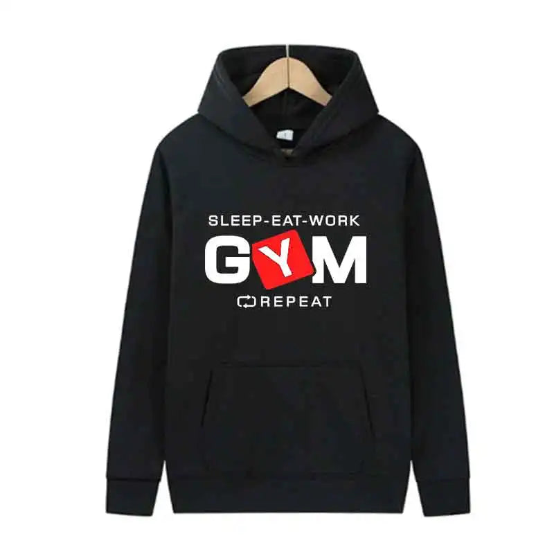 Creative Letter Print Hoodie Y2K Streetwear Fleece Pullover