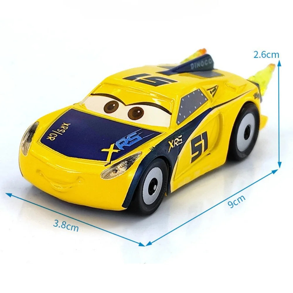 Pixar Cars Die-Cast Metal Model Cars – Lightning McQueen & Friends