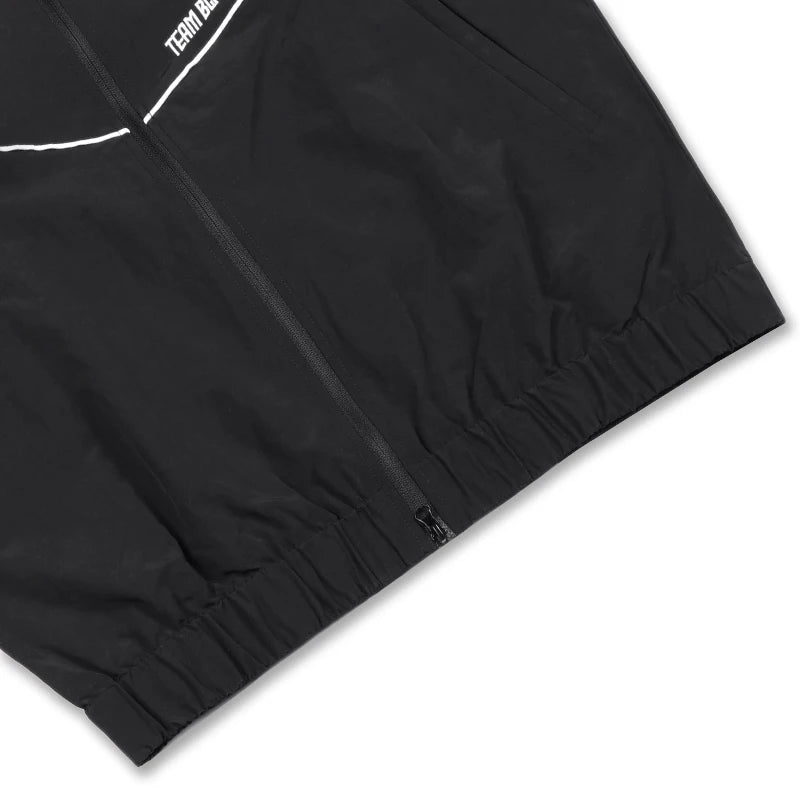 Unisex Windbreaker Track Jacket | Loose Fit Sports Coat