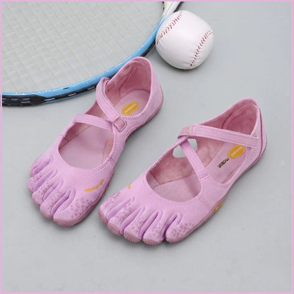 Five Toe Barefoot Shoes Women Minimalist Flats with Ankle Strap