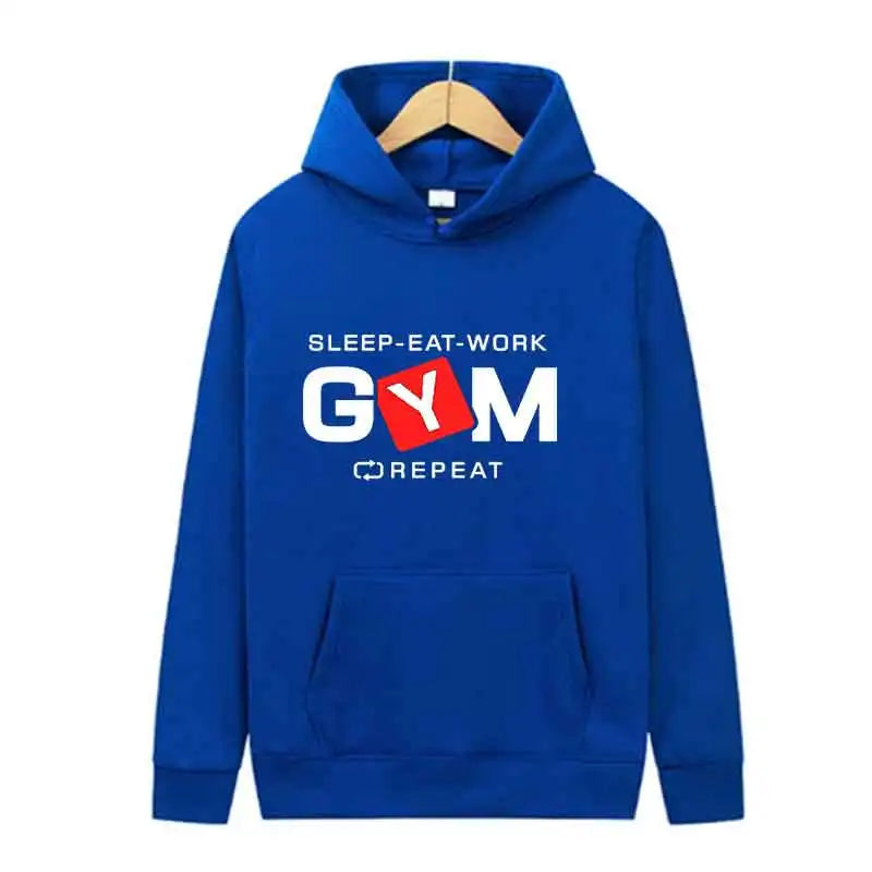 Creative Letter Print Hoodie Y2K Streetwear Fleece Pullover