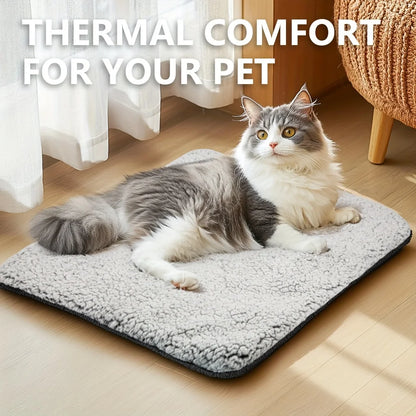 Self-Heating Pet Mat Blanket for Cats & Dogs – No Electricity