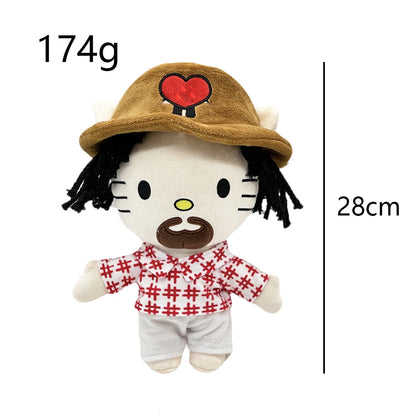 Hip-Hop Cat Plush Toy Doll – Rapper Style Stuffed Animal