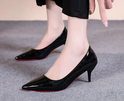 Red Bottom Women Heels – Classic Patent Leather Stiletto Pumps