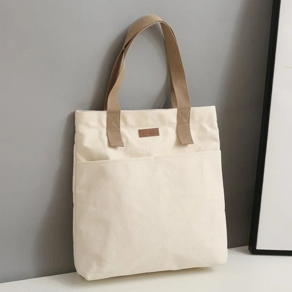 Large Canvas Tote Bag – Women's Everyday Shoulder Handbag