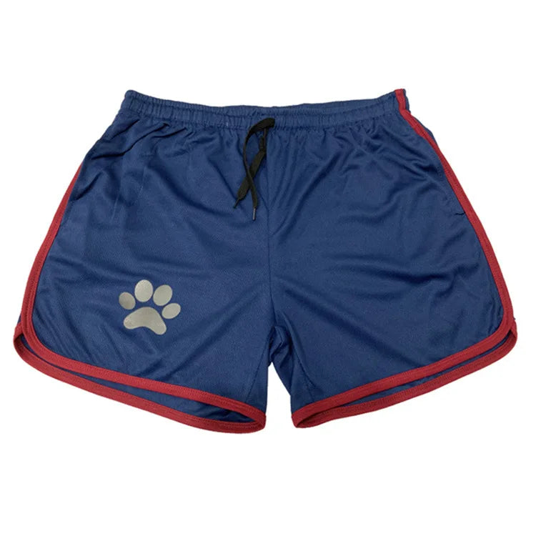 Men's Mesh Running Shorts Breathable Gym Fitness Short Pants