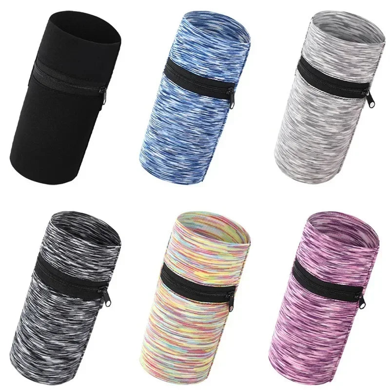 Wrist Wallet Pouch – Zipper Sports Running Wristband Bag
