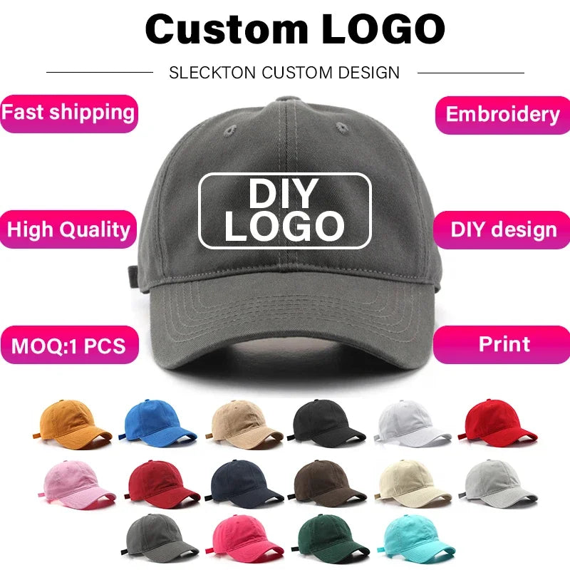 Custom Baseball Cap – Wholesale Embroidery & Print