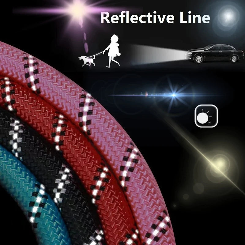 Strong Dog Leash with Soft Handle – Multiple Sizes & Colors