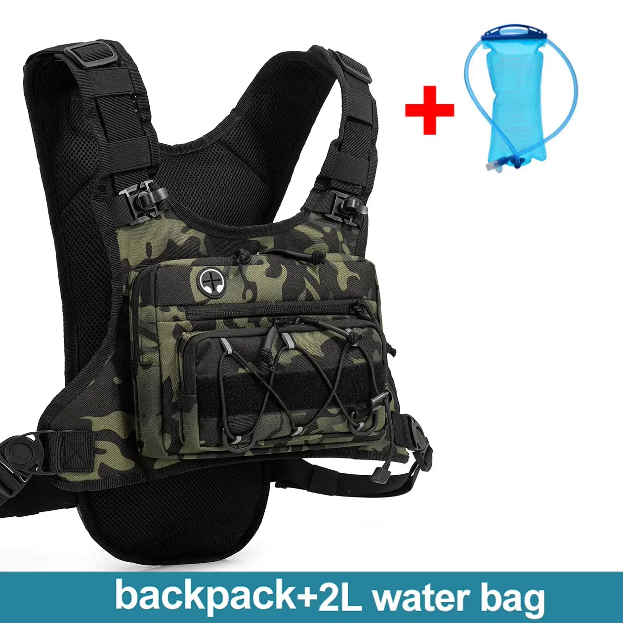 Hydration Vest Running Pack – Tactical Chest Bag for Hiking & Marathon