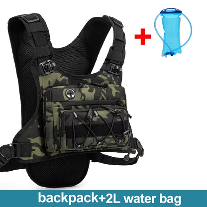 Hydration Vest Running Pack – Tactical Chest Bag for Hiking & Marathon