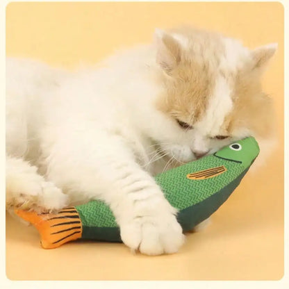 Realistic Fish Cat Toy – Sound-Producing Soft Pet Toy