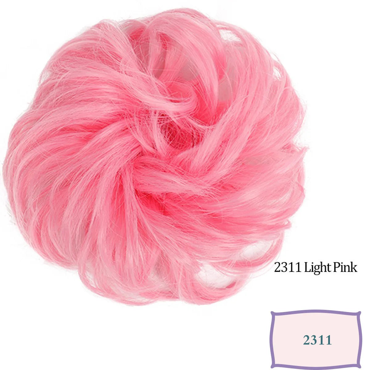 Synthetic Messy Hair Bun Chignon Scrunchies Fake Band Braid Elastic Hairpiece Tail Donut Updo Pieces
