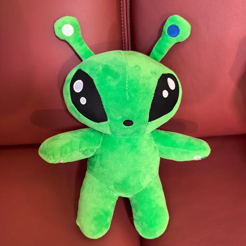 Green Alien Plush Toy – Soft Stuffed Monster Doll for Kids