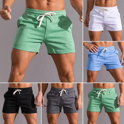Men's Cotton Gym Shorts – Breathable Sport Running Shorts