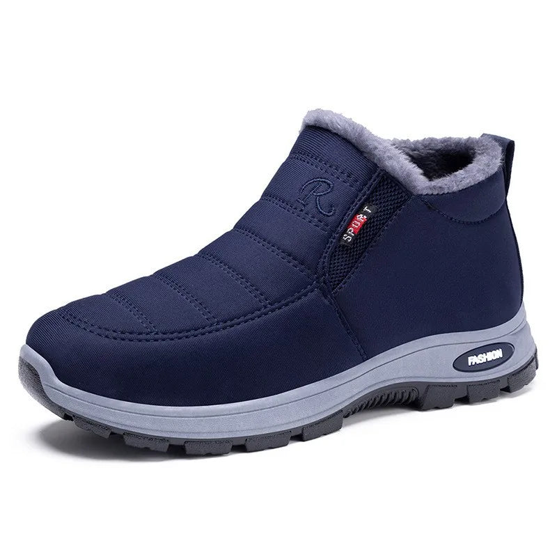 Women's Waterproof Snow Boots – Plush-Lined Warm Ankle Boots