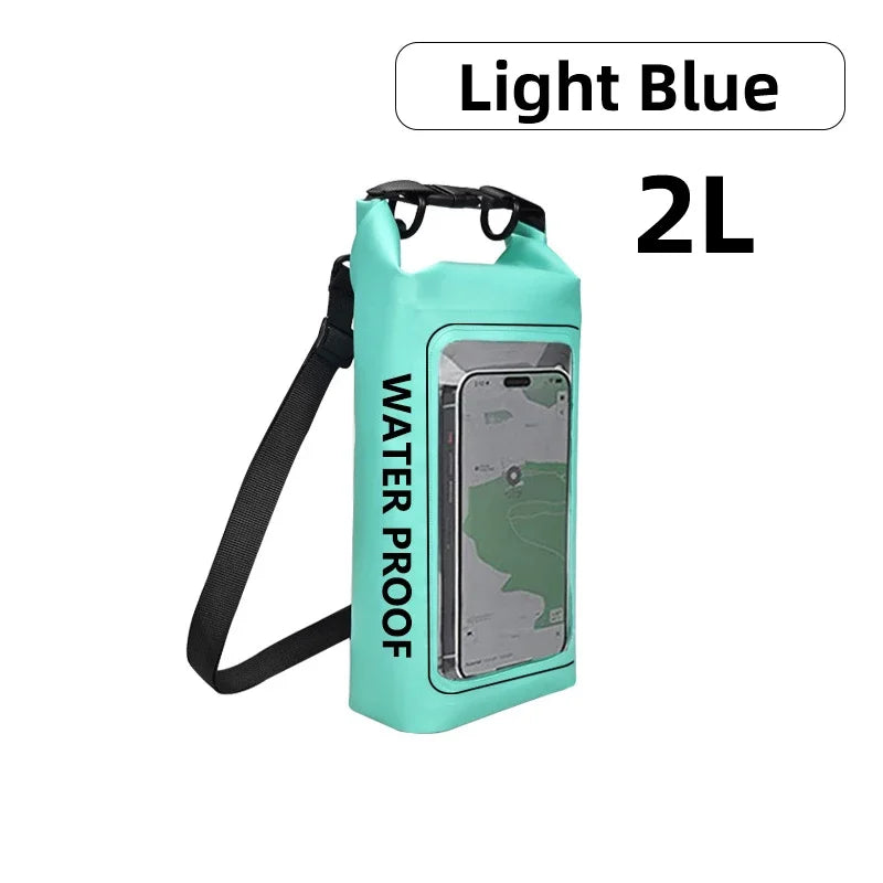 Waterproof Dry Bag with Touch Screen Window – 2L & 5L