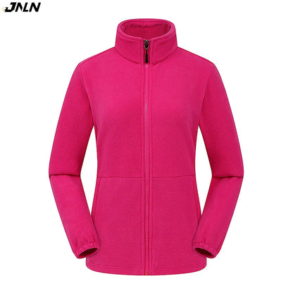 Women's Polar Fleece Jacket – Windproof Thermal Outdoor Coat