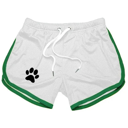 Men's Mesh Running Shorts Breathable Gym Fitness Short Pants