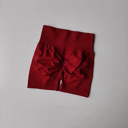 Ruched Butt Lift Yoga Shorts – High Waist Women's Workout Shorts
