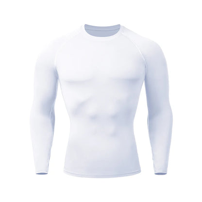 Men's Compression Shirt – Long Sleeve Rashguard for Gym & Sports