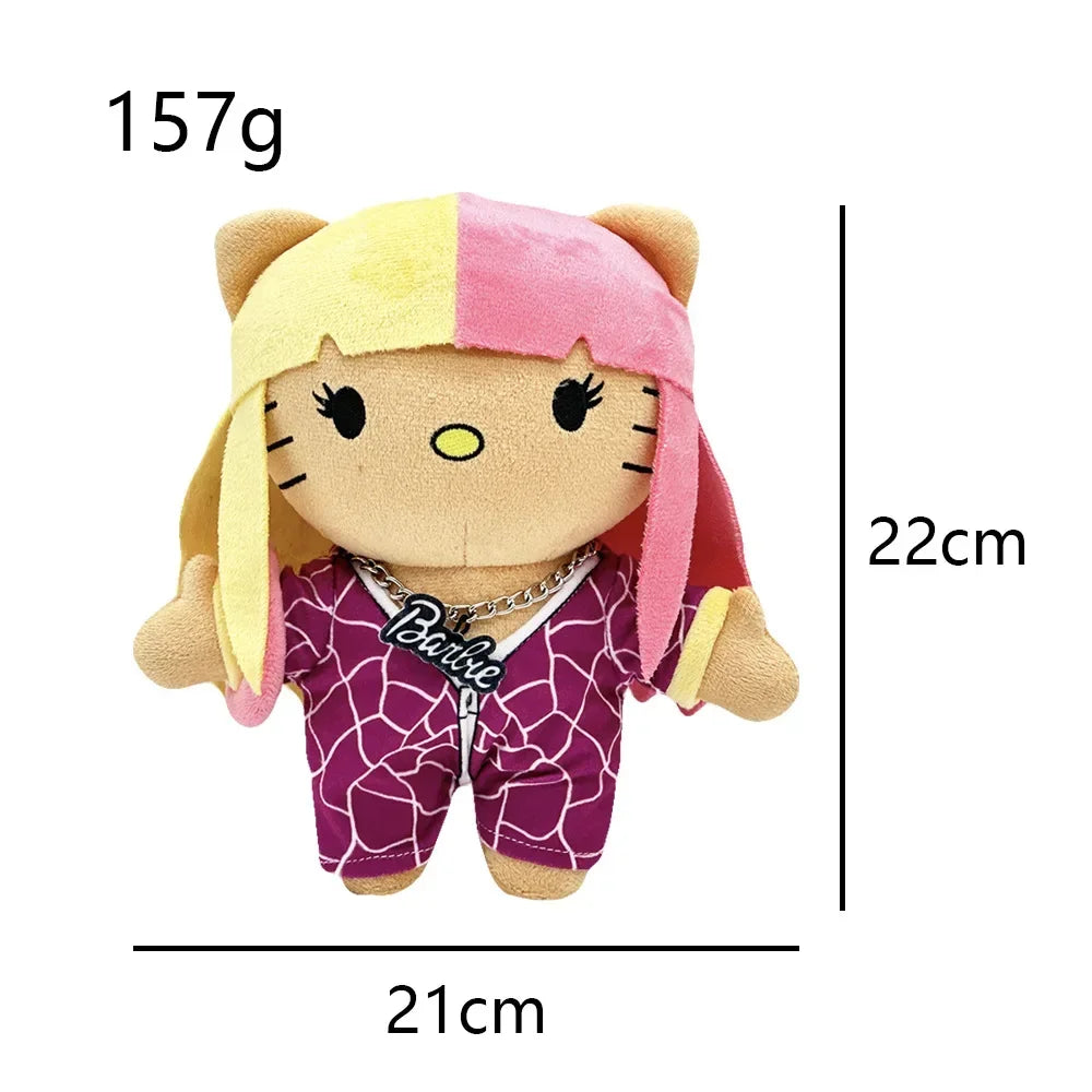 Hip-Hop Cat Plush Toy Doll – Rapper Style Stuffed Animal