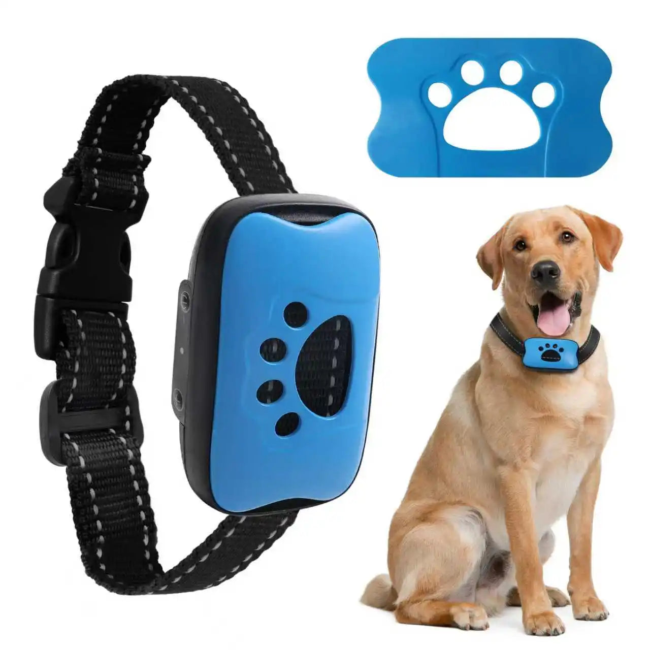 Anti-Bark Dog Training Collar – Ultrasonic, USB Rechargeable