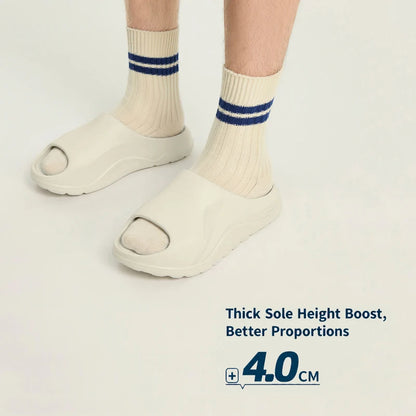 Thick-Sole Cloud Slide Slippers – Unisex EVA Cushion Shoes