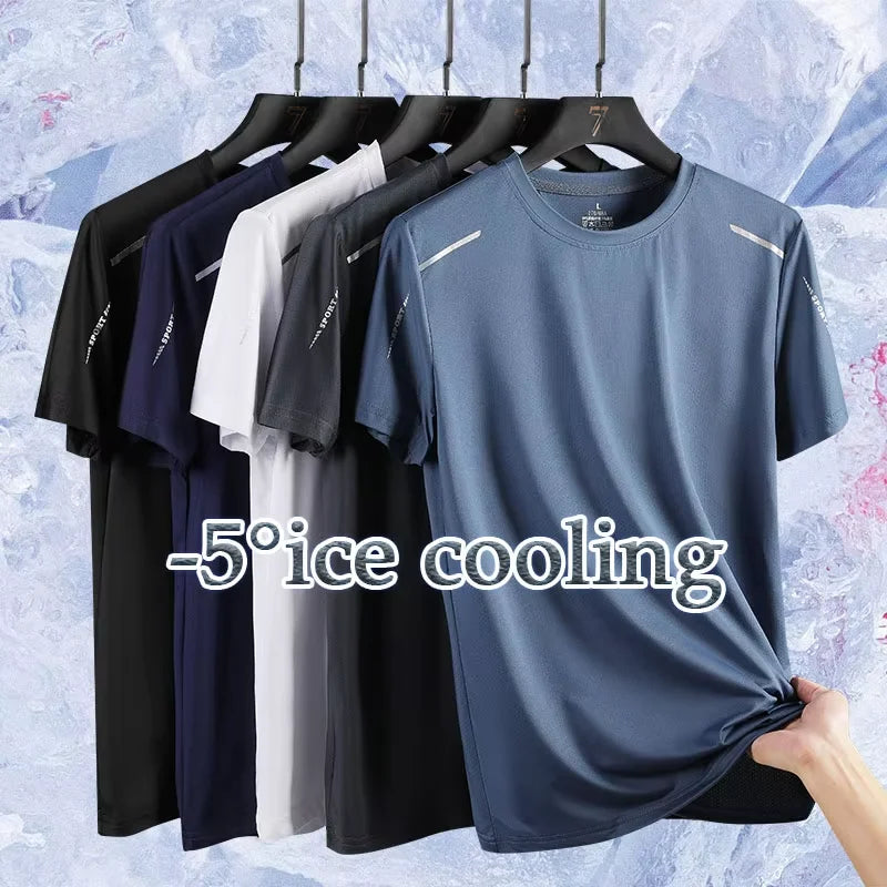 Men's Quick-Dry T-Shirt – Breathable Running & Outdoor Sports Tee