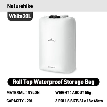 Naturehike Waterproof Dry Bag – Lightweight Roll Top Storage Sack