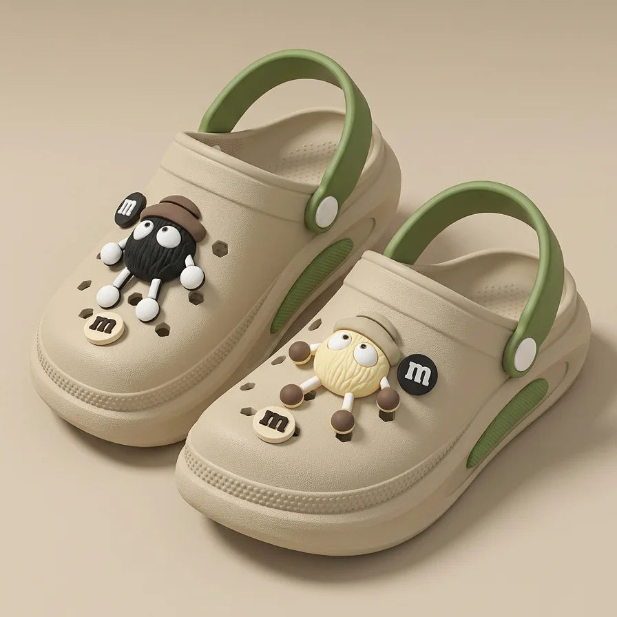 Women's 3D Charm Clogs – Cushioned EVA Garden Sandals