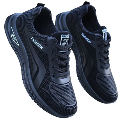 Men's Breathable Running Sneakers – Anti-Slip Casual Sports Shoes