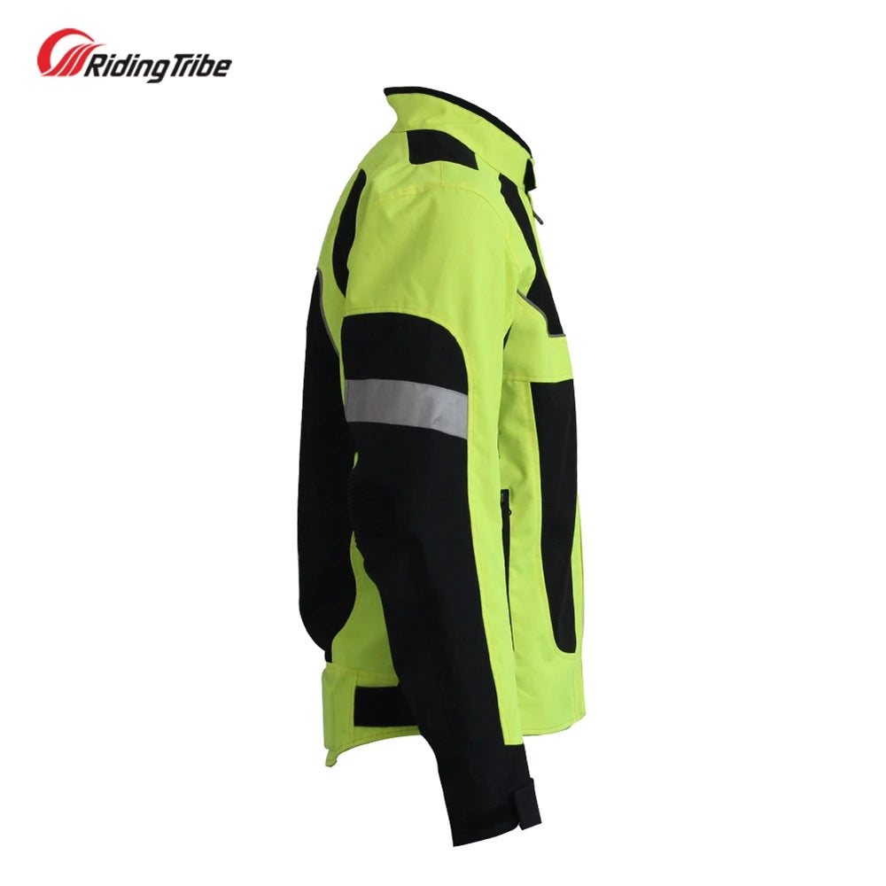 Motorcycle Jacket – Reflective Night-Visible Riding Coat for Men & Women
