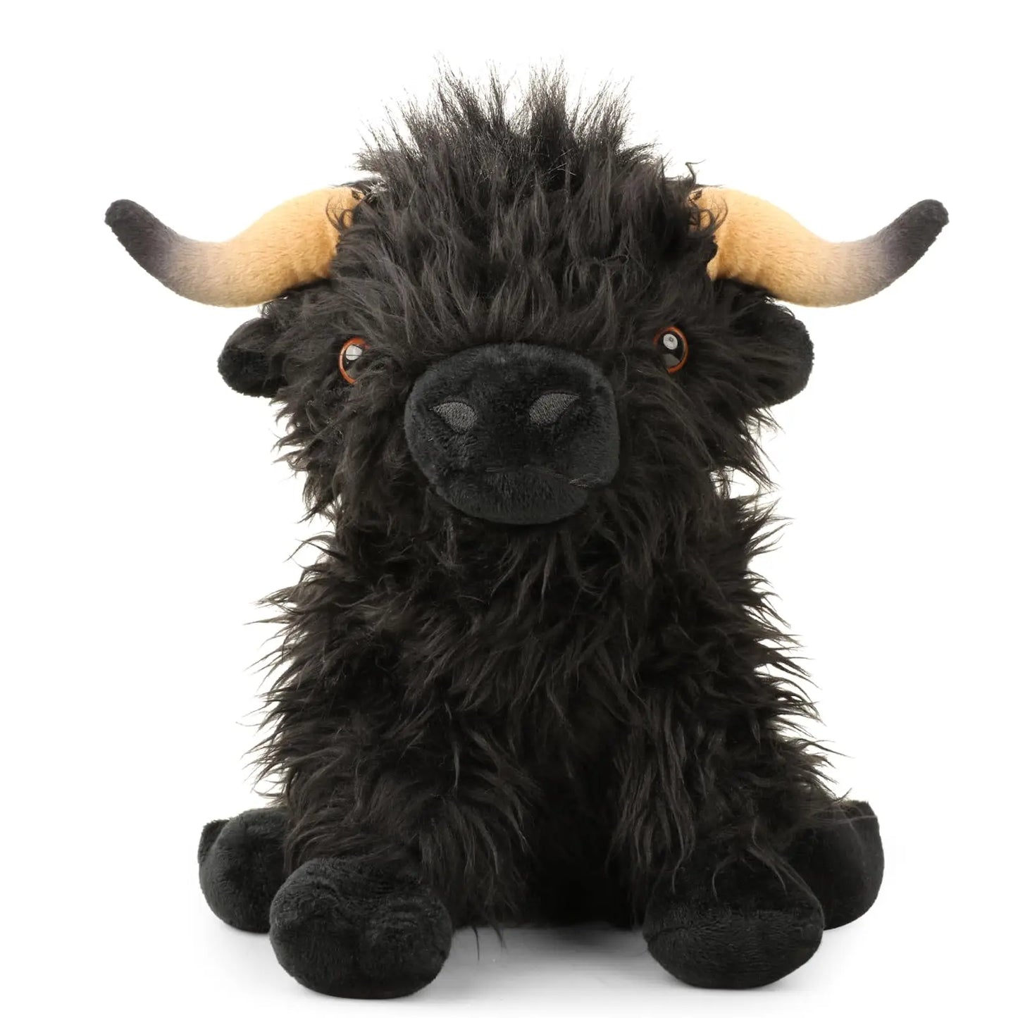 Highland Cow Stuffed Animal Plush Toy – Soft Kawaii 25cm
