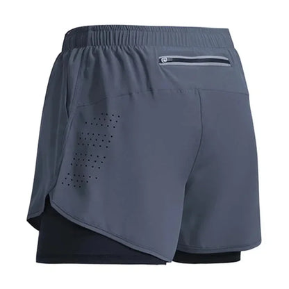 Men's 2-in-1 Running Shorts – Quick-Dry Gym & Training