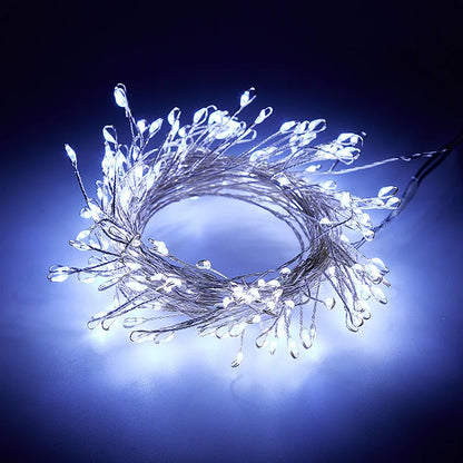 3 6 9m Usb Power Led Firecracker String Lights Remote Control Garland Fairy Wedding Party Garden