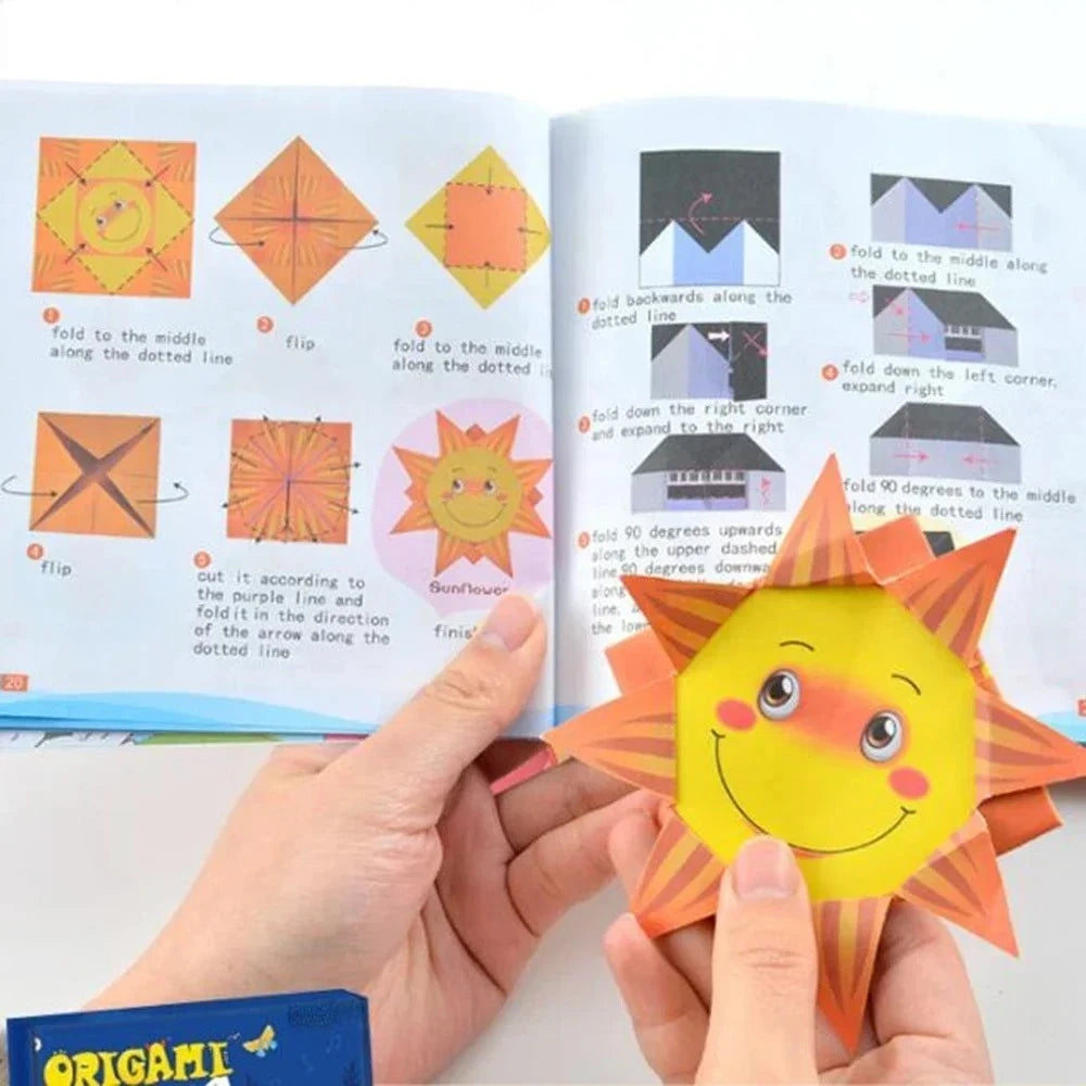 Kids Origami Paper Craft Kit – 54 & 108 Pages DIY Folding Book