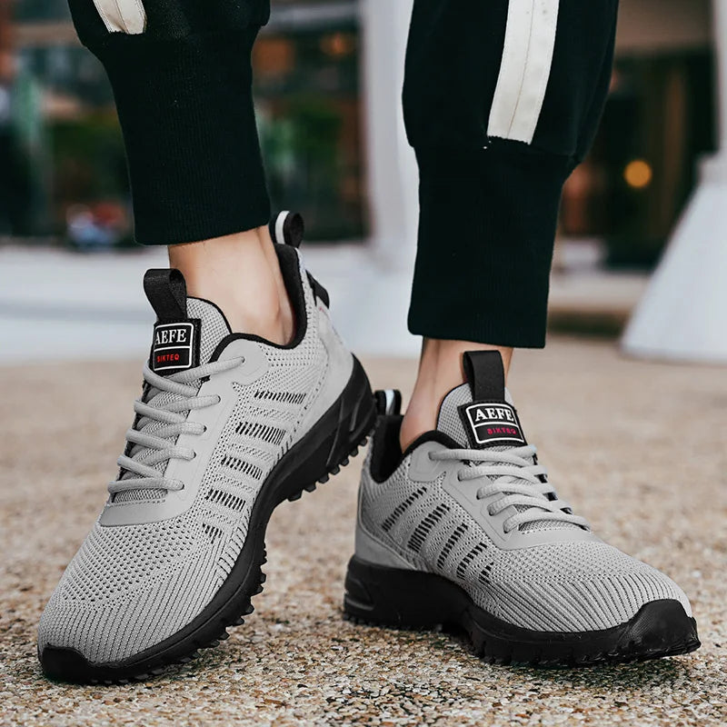 Men's Lightweight Running Shoes – Breathable Athletic Sneakers