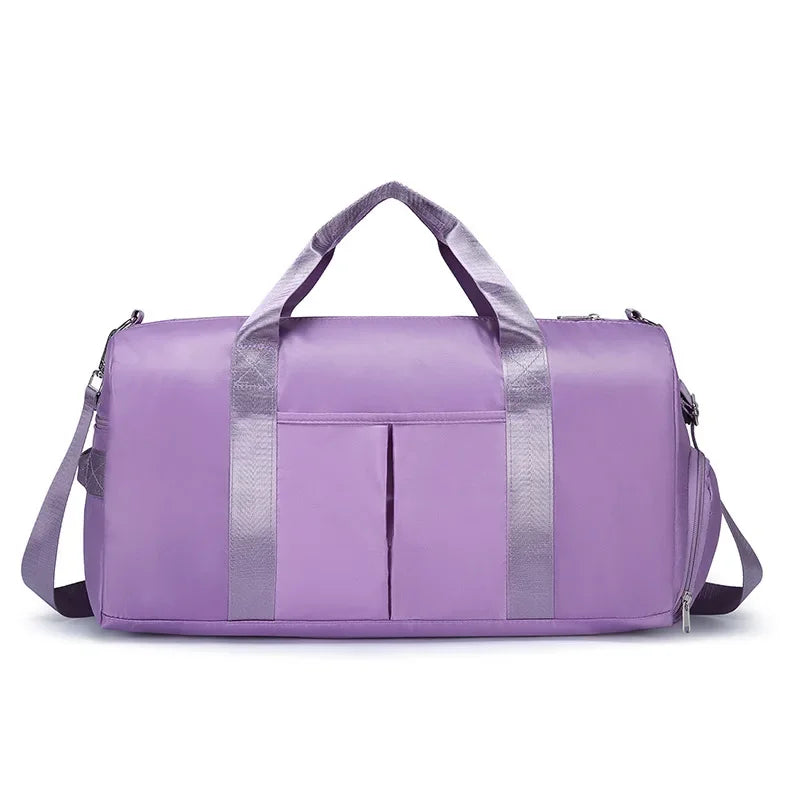 Women's Gym Duffel Bag – Waterproof Wet Dry Separation Travel & Yoga Bag