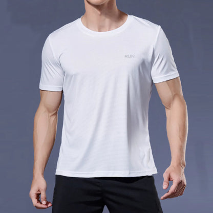 Men's Quick-Dry Running T-Shirt – Lightweight Athletic Sports Tee