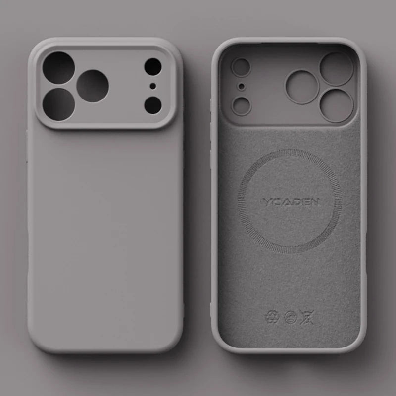 Original Liquid Silicone Magnetic Phone Case Iphone 17 16 15 14 13 12 Pro Max Plus Air Magsafe