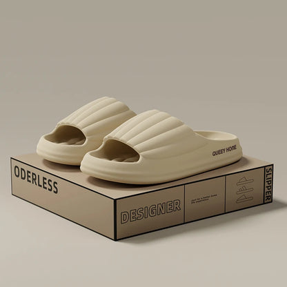 Stylish Men S Slippers Thick Sole Pressure Distribution Soft Bouncy Comfort Beach Sandals Anti Slip