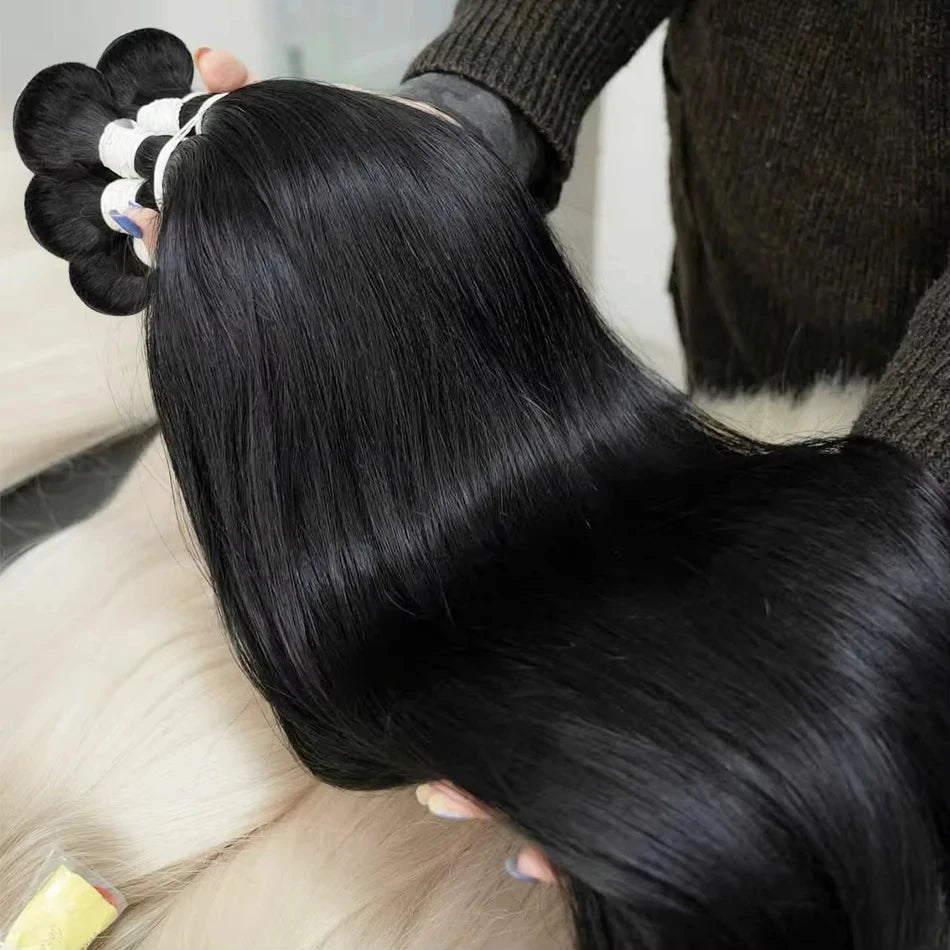 Bone Straight Bundles Human Hair 12a Unprocessed Virgin Raw 1 3 4 Vietnamese 28 30 Inch Bundled