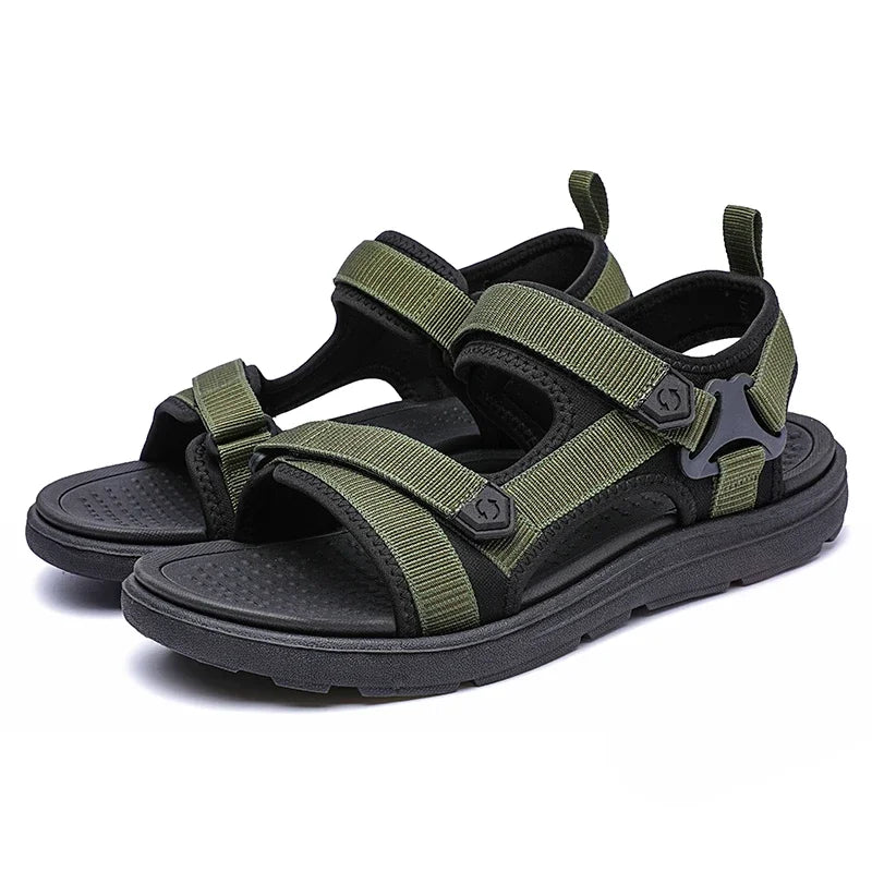 Men's Sport Sandals – Adjustable Strap Outdoor Beach Shoes