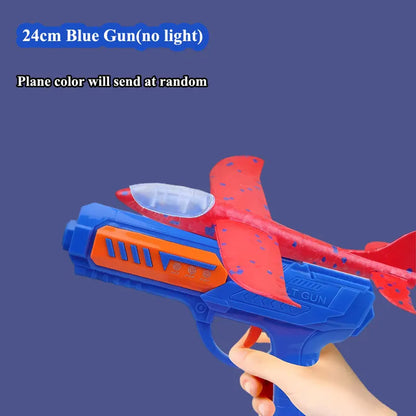 Foam Airplane Launcher Toy – Kids Catapult Glider Gun