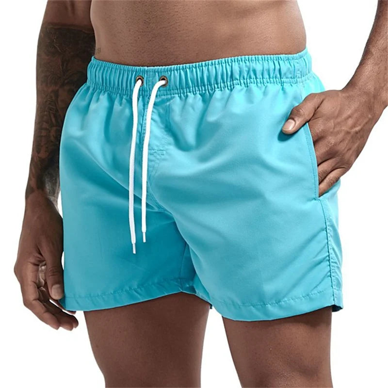 Men's Swim Trunks – Quick Dry Board Shorts with Mesh Lining