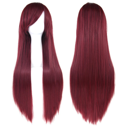 Long Straight Cosplay Wig Synthetic 32 Inch 36 Colors Women