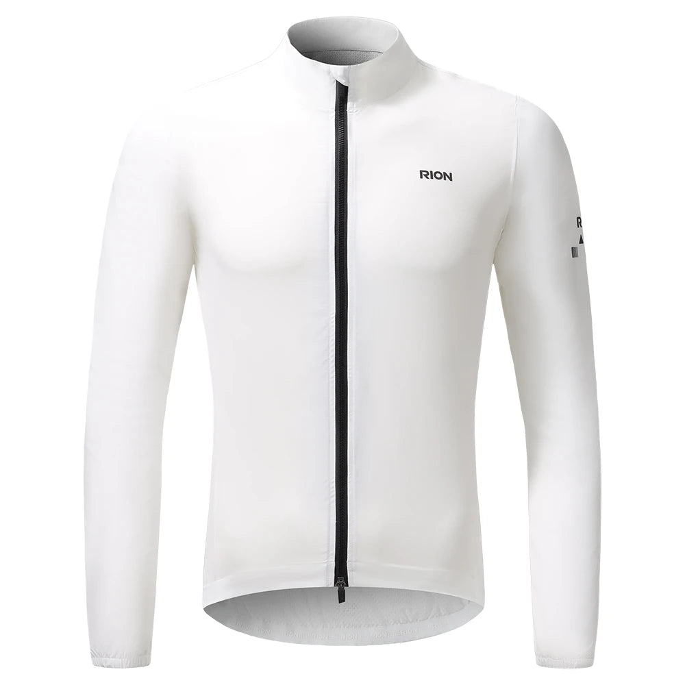 RION Men's Windbreaker Cycling Jacket – Packable, Windproof, UPF50